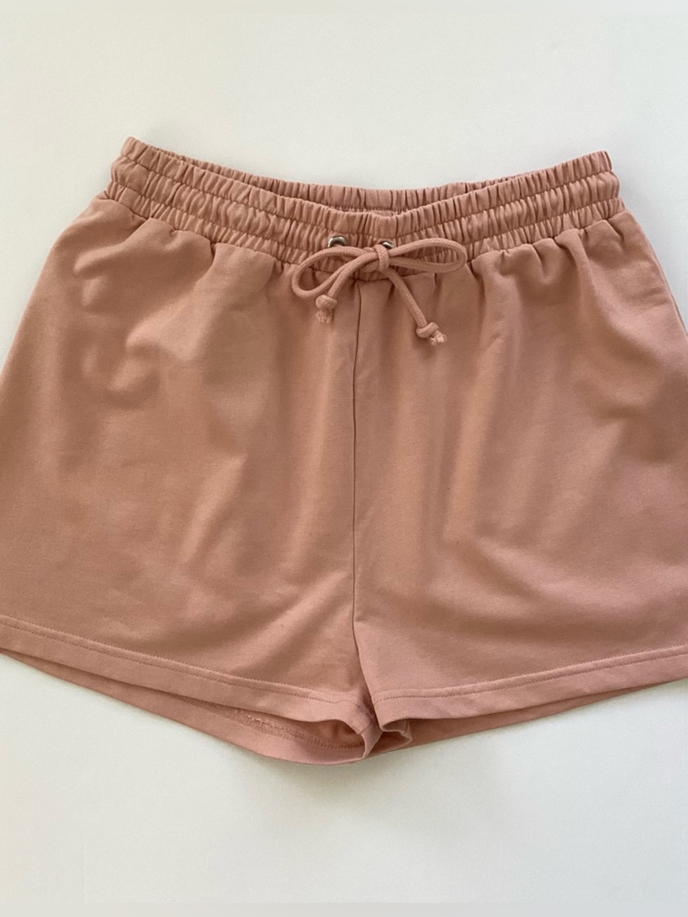 Missguided Peach/Pink Drawstring Shorts Size 10